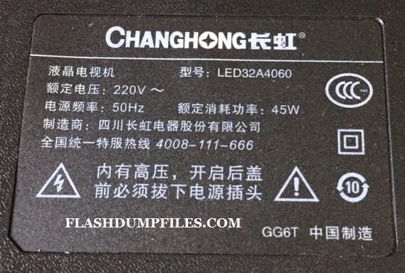 CHANGHONG LED32A4060